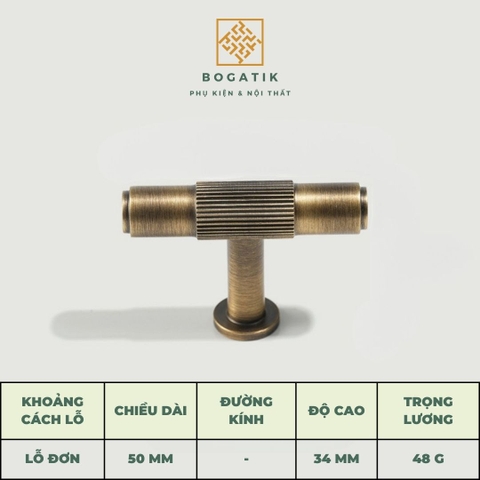 Tay nắm cửa tủ ĐỒNG THAU DT803 DT806, tay nắm tủ bếp, tủ quần áo hàng cao cấp BOGATIK