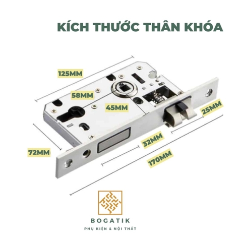 Khoá cửa tay gạt khóa cửa gỗ OPERA công trình chất liệu hợp kim nhôm 3 MÀU tinh tế và chất lượng tốt