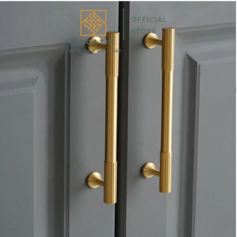 Tay nắm tủ ĐỒNG THAU DT809, tay nắm tủ quần áo tủ bếp phong cách hiện đại sang trọng đẳng cấp
