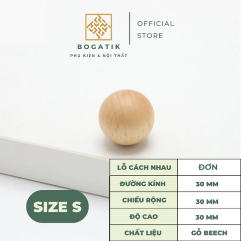 Tay nắm tủ hình bán nguyệt chất liệu gỗ óc chó và gỗ beech