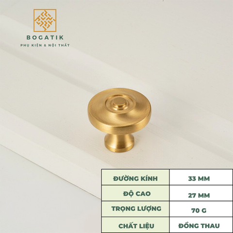 Tay nắm cửa tủ ngăn kéo, tay nắm tủ bếp chất liệu đồng thau cao cấp nhiều mẫu mã kích thước DT01