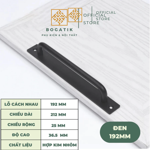 Tay nắm cửa ngăn kéo tay nắm cửa kéo chất liệu hợp kim nhôm sơn tĩnh điện bắt vít chất lượng cao