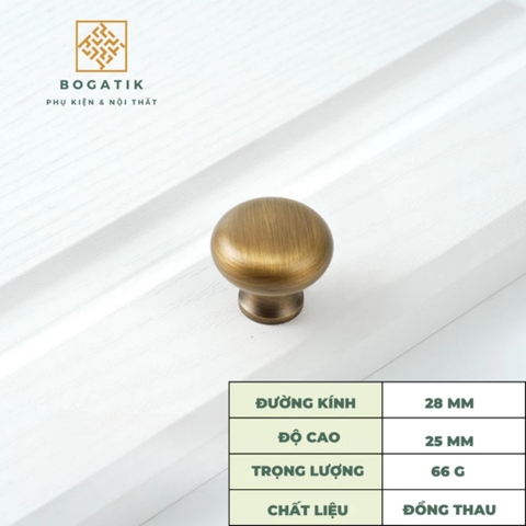 Tay nắm cửa tủ ĐỒNG THAU, tay nắm tủ quần áo, tủ bếp cao cấp màu đồng cổ DT812