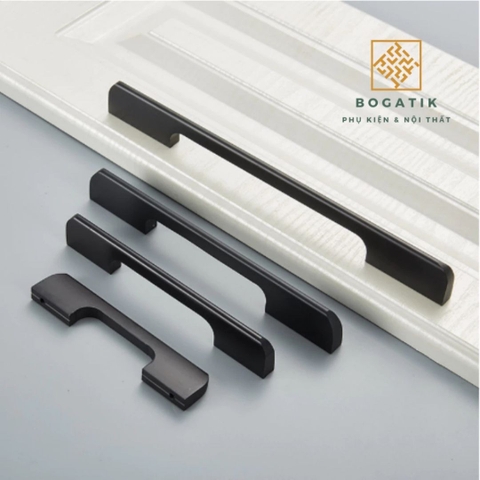 Tay nắm cửa tủ ngăn kéo tay nắm tủ bếp hình chữ U hợp kim nhôm màu vàng hồng, đen hiện đại mã TN05