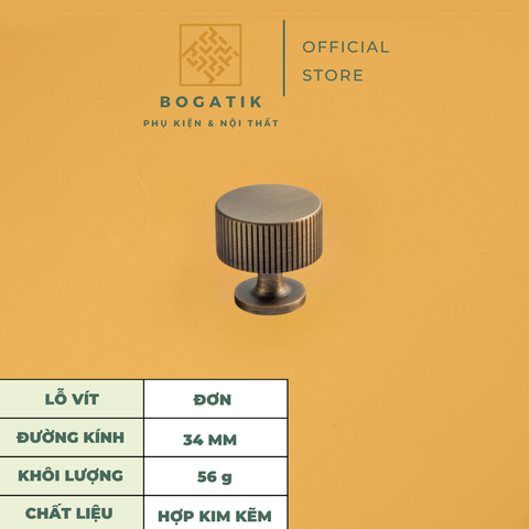 Tay nắm cửa tủ phong cách ANTIQUE hiện đai chất liệu hợp kim KẼM chất lượng cao Vintage