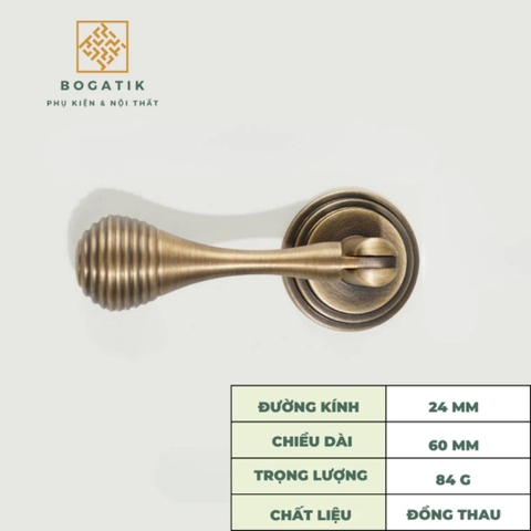 Tay nắm cửa tủ ĐỒNG THAU, tay nắm tủ quần áo, tủ bếp cao cấp màu đồng cổ DT812