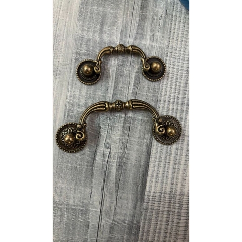 Tay nắm cửa tủ ngăn kéo tay nắm tủ bếp chất liệu hợp kim nhôm phong cách cổ điển tiện lợi