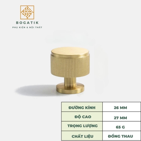 Núm tay nắm tủ bếp, tay nắm tủ quần áo nhiều kiểu dáng, kích thước chất liệu đồng thau cao cấp