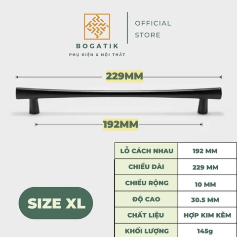 Tay nắm cửa tủ ngăn kéo tủ bếp hình chữ T chất liệu hợp kim kẽm màu đen kim hiện đại mã