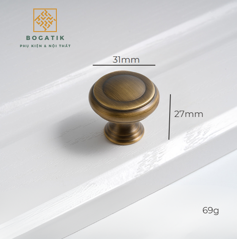 Tay cầm bằng đồng đồng nguyên chiếc, tay cầm tủ quần áo, tay nắm cửa, tay nắm tủ retro kiểu Mỹ, tủ quần áo kiểu Pháp cổ