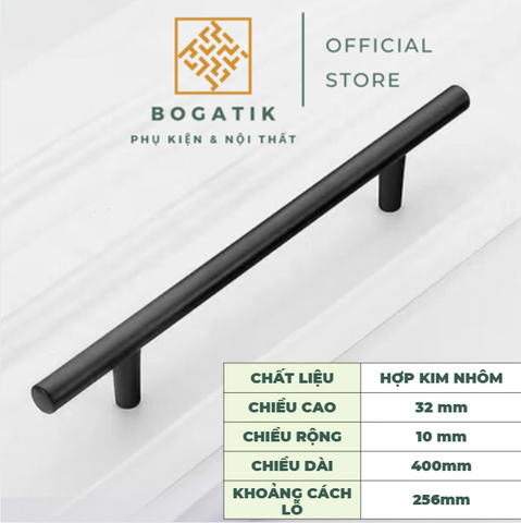 Tay nắm cửa tủ ngăn kéo tay nắm tủ bếp hợp kim nhôm đen, vàng hiện đại