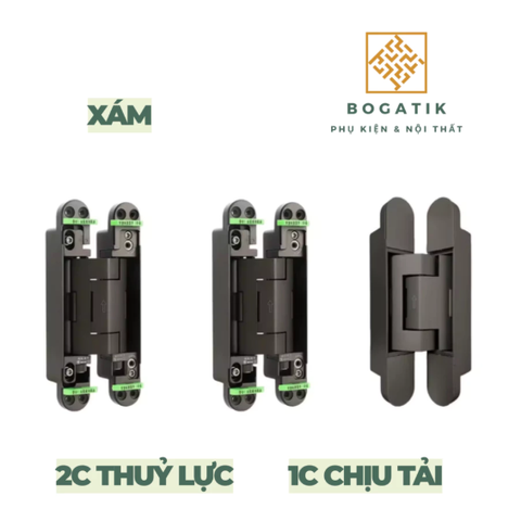 Bản lề thuỷ lực bản lề chịu tải giảm chấn tải trọng 70KG chất lượng cao