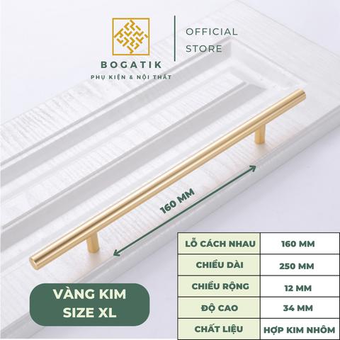 Tay nắm cửa tủ ngăn kéo tay nắm tủ bếp hợp kim nhôm đen, vàng hiện đại