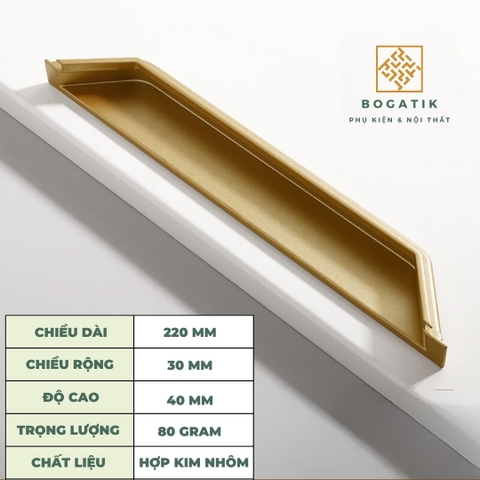 Tay nắm âm cửa tủ tay nắm âm tủ ĐA GIÁC hợp kim & chất lượng cao AT06, chống oxy hoá, siêu bền