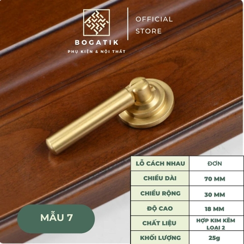 Tay nắm cửa tủ ngăn kéo tay nắm tủ bếp BOGATIK hợp kim KẼM giá rẻ màu vàng kim tinh tế & hiện đại