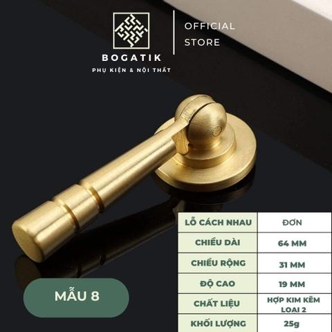 Tay nắm cửa tủ ngăn kéo tay nắm tủ bếp BOGATIK hợp kim KẼM giá rẻ màu vàng kim tinh tế & hiện đại