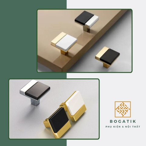 Tay nắm cửa tủ ngăn kéo tay nắm tủ bếp hợp kim kẽm cao cấp phong cách châu Âu tinh tế và sang trọng