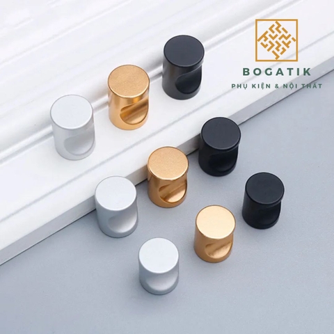 Núm tay nắm cửa tủ ngăn kéo núm tay nắm tủ bếp chất liệu hợp kim nhôm tinh tế và hiện đại