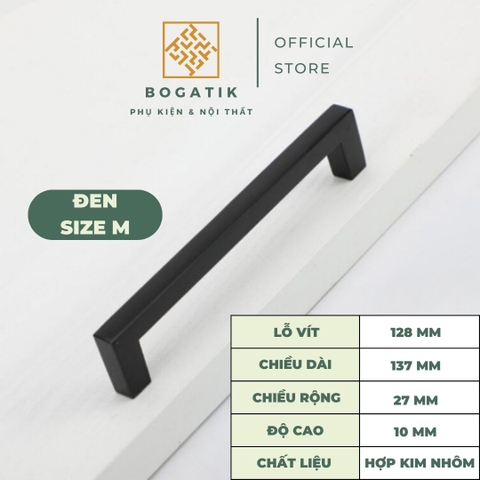 Tay nắm cửa tủ ngăn kéo tay nắm tủ bếp chữ U chất liệu hợp kim nhôm màu BẠC tinh tế và hiện đại