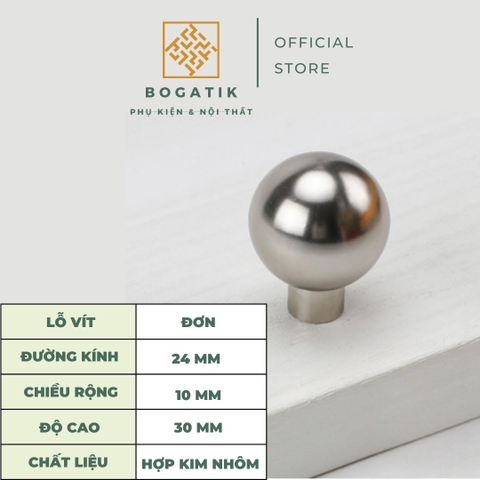 Núm tay nắm cửa tủ ngăn kéo núm tay nắm tủ bếp chất liệu hợp kim nhôm tinh tế và hiện đại