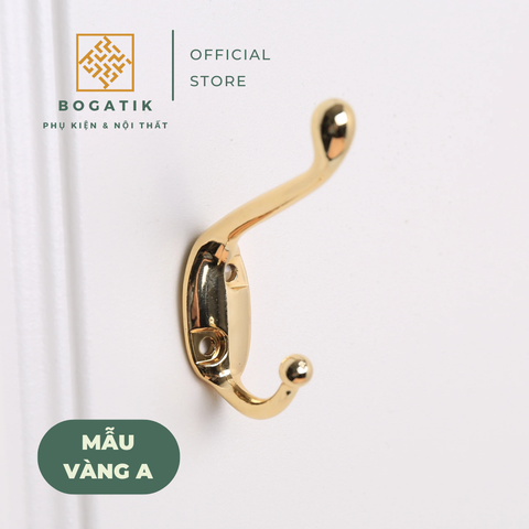 Móc treo tủ quần áo móc treo tường đồ dùng cá nhân đa năng kèm theo ốc vít chất liệu hợp kim nhôm hiện đại