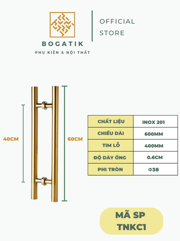 Tay nắm cửa tay nắm cửa kính cường lực chất liệu INOX mạ VÀNG, ĐEN, inox dày, loại tốt