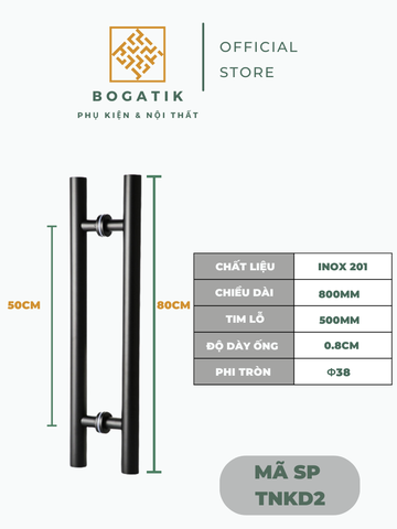 Tay nắm cửa tay nắm cửa kính cường lực chất liệu INOX mạ VÀNG, ĐEN, inox dày, loại tốt