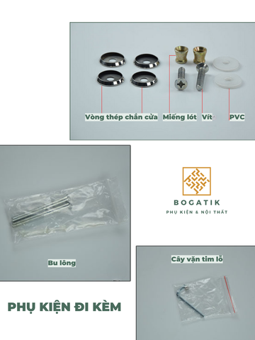 Tay nắm cửa tay nắm cửa kính cường lực VUÔNG chất liệu INOX 304 dày công nghệ Đức