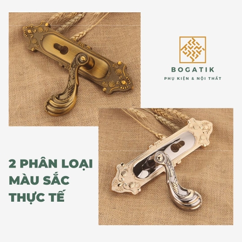 Tay nắm cửa tủ ngăn kéo tay nắm tủ bếp chữ U chất liệu hợp kim nhôm màu BẠC tinh tế và hiện đại