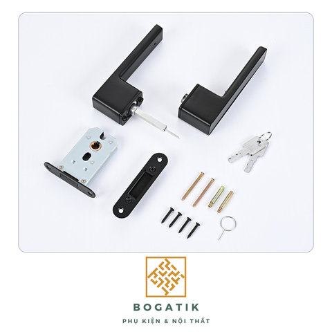 Khóa cửa tay gạt khóa cửa gỗ GRAYSON hợp kim nhôm phong cách tối giản hiện đại