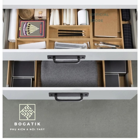 Tay nắm cửa ngăn kéo tay nắm cửa kéo chất liệu hợp kim nhôm sơn tĩnh điện bắt vít chất lượng cao