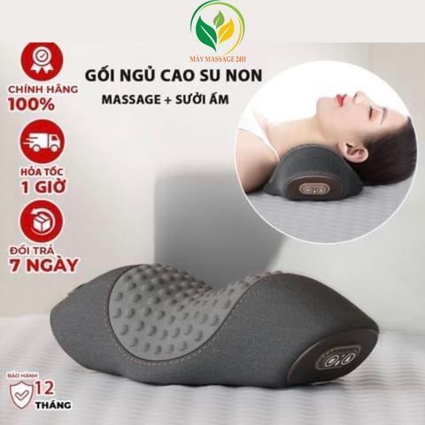 Gối kê cổ tích hợp massage chờm ấm