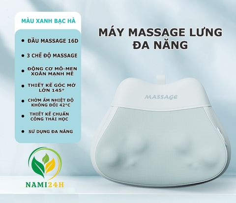 Máy mát xa cổ và lưng hồng ngoại đa năng