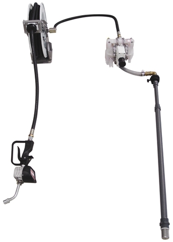 BỘ BƠM MÀNG CHO PHUY 200 LÍT – CÓ CUỘN ỐNG | DẦU NHỚT | GESPASA