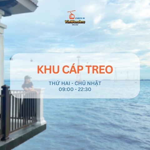 Vé vào cổng - Cáp treo