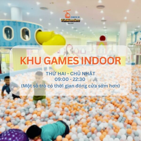 Vé vào cổng - Games indoor