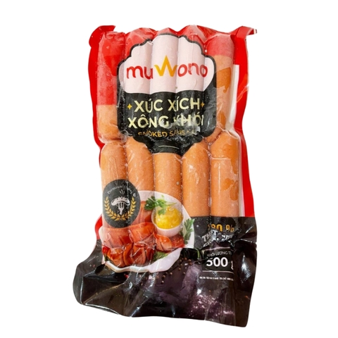 Xúc xích xông khói Muwono 500g (10 chiếc)