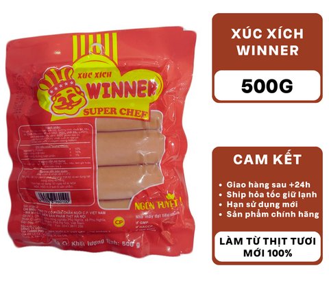 Xúc Xích CP Winner 500G (10 Chiếc)