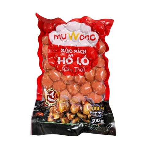 Xúc xích Hồ Lô Thái Đỏ Muwono 500g (45 viên)