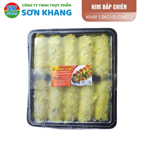Kim Bắp Chiên Thảo Linh Linh - Khay 1.5kg (10 Cuộn)