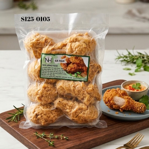 Đùi Gà Chiên Ngọc Hân Foods 1KG/8 Chiếc