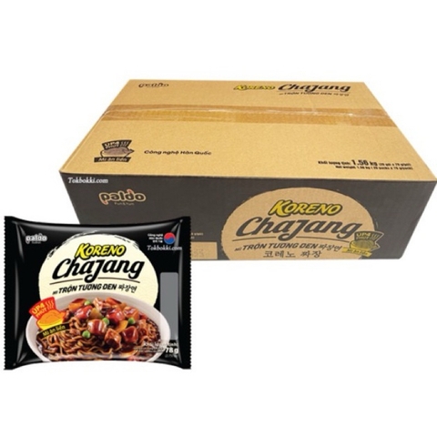 Thùng 20 gói Mì Trộn Tương Đen Chajang 79g