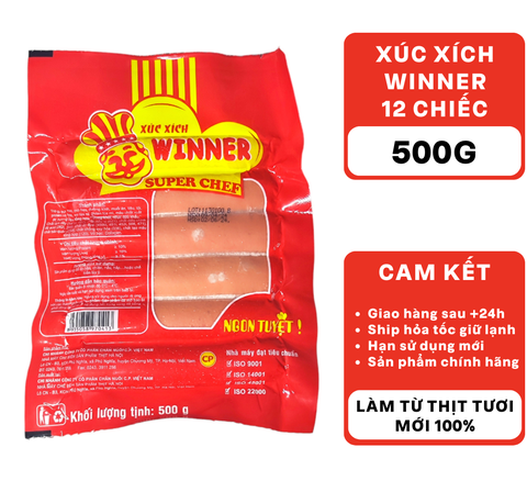 Xúc Xích CP Winner 500g (12 Chiếc)