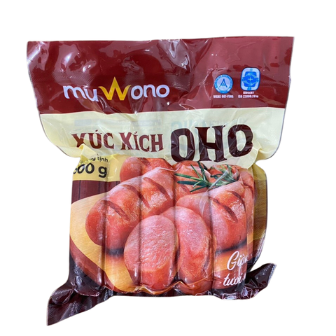 Xúc xích OHO Muwono 500g (10 chiếc)