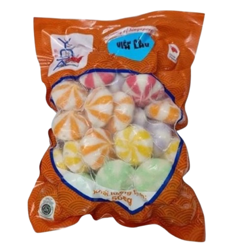 Viên thả lẩu mix 5 màu yosa 454g