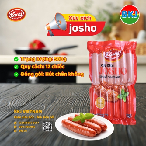 Xúc xích JOSHO Kachifood 500g (12 chiếc)