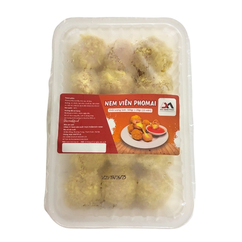 Nem Viên Phô Mai Đức Minh 500g (15 viên)