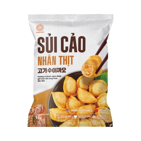 Sủi cảo nhân thịt H'Food Hacao 1kg