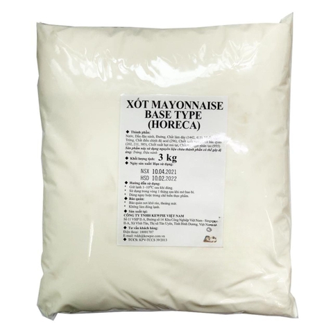 Xốt Mayonaise Horeca Kewpie Túi 3kg