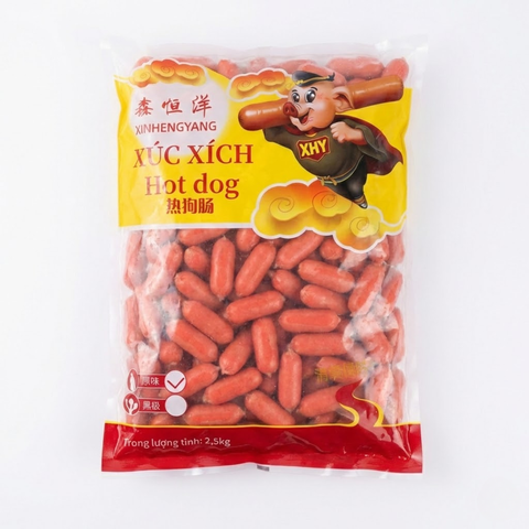 Xúc Xích Hotdog Dạng Bi XHY – Túi 2.5kg (Hàng Nhập Khẩu Chính Ngạch)